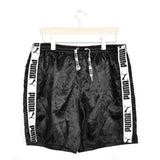 Vintage Puma shorts trousers joggers bottoms pants in black and white