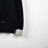Vintage Nike hoodie pullover sweatshirt windbreaker fleece track jacket in black and grey