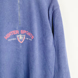 Vintage Lexington Winter Sports jumper sweatshirt long-sleeve tee pullover in blue
