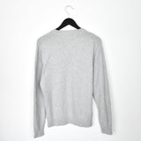 Vintage Tommy Hilfiger jumper long sleeve sweatshirt hoodie t-shirt top blouse tee in grey