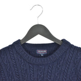 Vintage Gant sweater jumper long sleeve sweatshirt pullover hoodie in dark blue