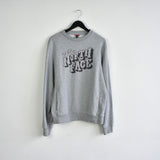 Vintage The North Face crewneck jumper pullover sweatshirt windbreaker fleece track jacket in grey