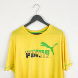 Vintage Puma t-shirt tee blouse top in yellow