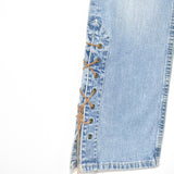 Vintage unique Lee jeans joggers bottoms pants trousers track pants in light blue