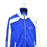 Vintage Kappa tracksuit trackie jacket zip up sweater in white and blue