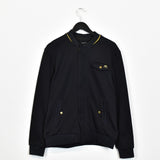 Vintage McDonalds bomber jacket windbreaker zip up tracksuit track jacket trackie sweatshirt pullover long sleeve in black