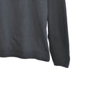 Vintage Kappa turtleneck jumper pullover sweatshirt windbreaker fleece track jacket in black