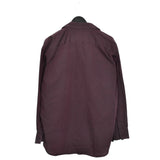 Vintage Yves Saint Laurent button down formal shirt long sleeve blouse top in burgundy