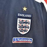 Vintage Umbro windbreaker zip up tracksuit track jacket trackie sweater jumper sweatshirt pullover long sleeve in dark blue and red