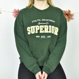 Super cute Missguided jumper sweater top cardigan pullover in green