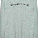 Vintage Calvin Klein Jeans jumper longsleeve tee pullover sweatshirt in grey