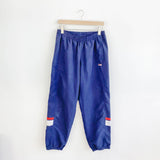 Vintage Fila joggers track pants tracksuit bottoms trousers in dark blue and red