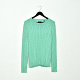 Vintage GANT jumper longsleeve tee pullover sweatshirt in electric green