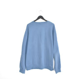 Vintage Hugo Boss pullover sweatshirt sweater windbreaker fleece track jacket in light blue