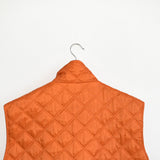 Vintage Invicta gilet pullover sweatshirt windbreaker track jacket in light orange.