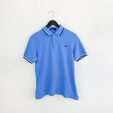 Vintage Fred Perry polo shirt t-shirt top blouse tee in light blue