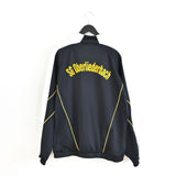 Vintage Puma zip up jacket windbreaker track jacket bomber jacket pullover fleece jumper in black and yellow