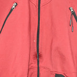 Vintage Champion track jacket longsleeve tee pullover windbreaker sweatshirt in red