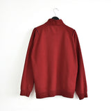 Vintage Fila zip up jacket jumper lonsgsleeve tee pullover sweatshirt fleece track jacket in burgundy and white