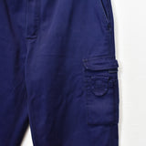 Vintage Portwest cargo pants joggers bottoms  trousers in dark blue