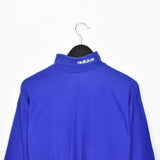 Vintage Adidas turtleneck jumper longsleeve tee pullover sweatshirt in blue