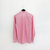 Vintage Fred Perry button down formal shirt long sleeve blouse top in pastel pink