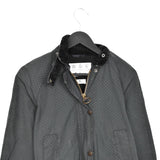 Vintage Barbour coat jacket windbreaker fleece track jacket bomber jacket in dark green