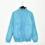 Vintage Adidas track fleece longsleeve tee pullover windbreaker sweatshirt in blue