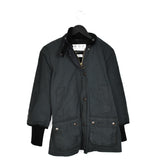 Vintage Barbour coat jacket windbreaker fleece track jacket bomber jacket in dark green