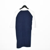 Vintage Fila t-shirt tee blouse top in blue and white