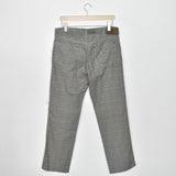 Vintage Burberry check trousers joggers jeans pants bottoms in cream, brown