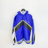 Vintage Reebok tracksuit trackie jacket sweater windbreaker zip up jacket in blue yellow and white