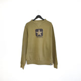 Vintage Converse longsleeve tee pullover jumper sweatshirt tracksuit hoodie in army green