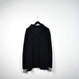 Vintage Nike hoodie pullover sweatshirt windbreaker fleece track jacket in black and grey