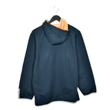 Vintage quarter zip up Adidas hoodie sweatshirt pullover jumper in navy blue