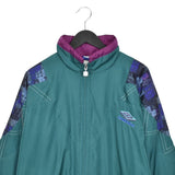Vintage Umbro jacket coat track jacket longsleeve tee pullover windbreaker sweatshirt in dark green