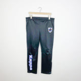 Vintage Kappa joggers track pants tracksuit bottoms trousers in black