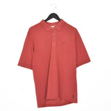 Vintage Adidas polo shirt t-shirt tee blouse top in red