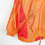 Vintage Ellesse windbreaker tracksuit track jacket trackie sweater jumper pullover sweatshirt long sleeve in bright orange