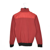 Vintage Champion track jacket longsleeve tee pullover windbreaker sweatshirt in red
