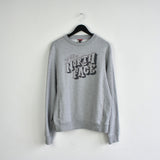 Vintage The North Face crewneck jumper pullover sweatshirt windbreaker fleece track jacket in grey