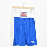 Vintage Lonsdale shorts joggers casual pants bottoms trousers in blue and white