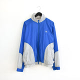 Vintage Puma tracksuit trackie jacket zip up sweater windbreaker jumper pullover in blue and grey