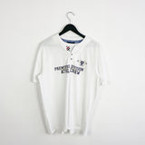 Vintage C&A polo shirt t-shirt tee blouse top in white