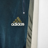 Vintage velvet Adidas joggers trousers pants bottoms in blue