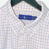 Vintage Ralph Lauren button down formal shirt long sleeve blouse top in white