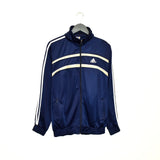 Vintage Adidas tracksuit trackie jacket zip up sweater in dark blue