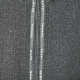 Vintage Trussardi jeans zip up jumper longsleeve tee pullover sweatshirt in black