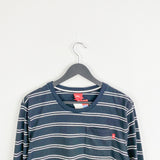 Vintage Nike thin long sleeve sweatshirt t-shirt top blouse tee in black and white