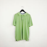 Vintage Tom Tailor polo shirt tee blouse top in light green